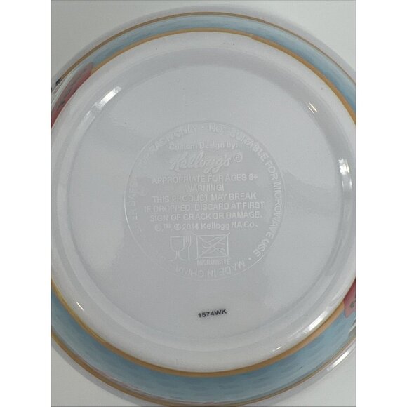 Frosted Flakes Tony the Tiger Kellogg’s Plastic Cereal Bowl Retro Image - 2014 - Picture 6 of 13